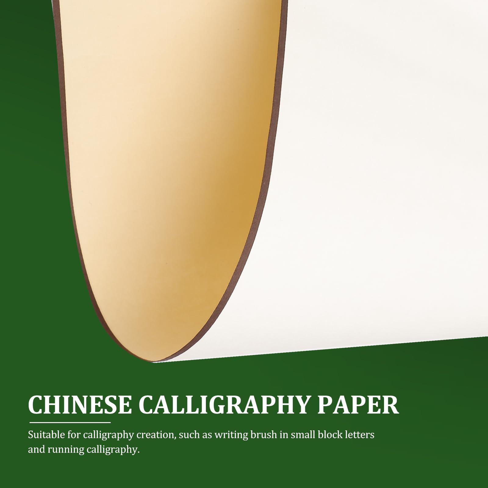 GALPADA Papel en Blanco para Caligrafía y Pintura, Rollo Multifunción para Manualidades y Decorar en Oficina y Hogar