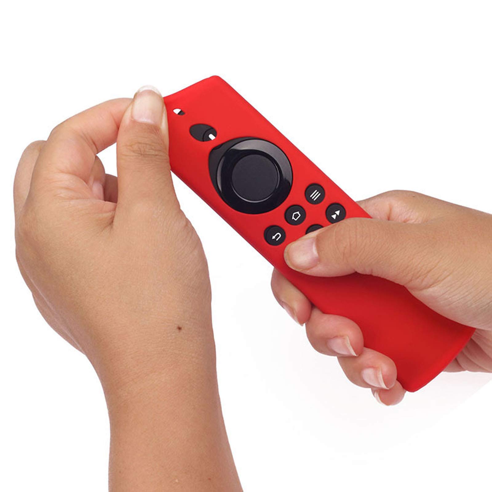 Hydream Housse Coque En Silicone Pour Fire TV Stick Télécommande Avec Vocale Alexa, Anti-Slip Antichoc