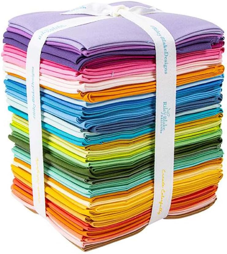 Generic Riley Blake Designs (RBD) Confetti Cotton Solids, Premium Quilting Fabric, Perfect for Quilting, Apparel, Crafting, Home Decor, Sewing Projects and More… (I Can Fly Quilt Fat Quarter Bundle)