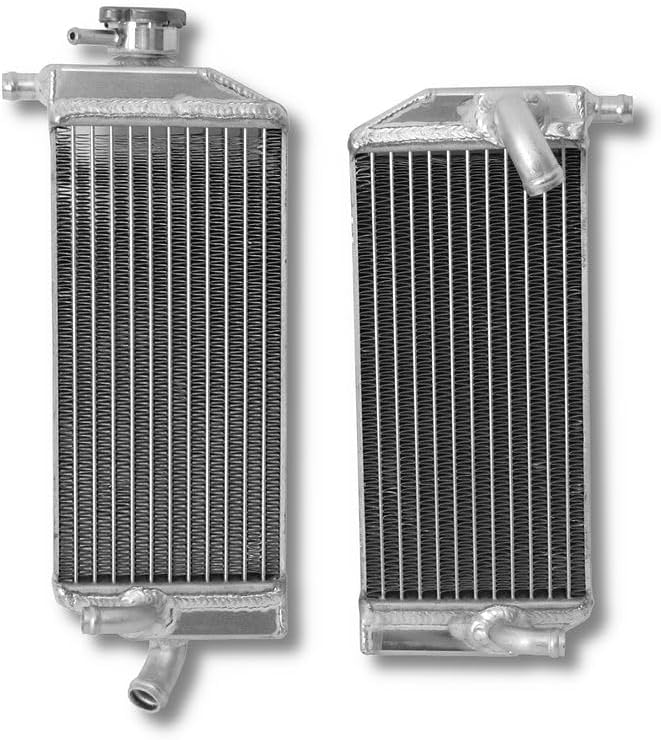 Compatible with Suzuki RM125 L+R etc 2001-2007 2002 2003 2004 2005 2006 Aluminum Radiator