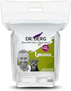 Dr. Berg Urfleisch Lamb & Potato - Grain-Free, Hypoallergenic Dog Food - Dry Food with Lots of Fresh Meat - Extra Compatible and Delicious Thanks to Natural Ingredients (5 kg) product image