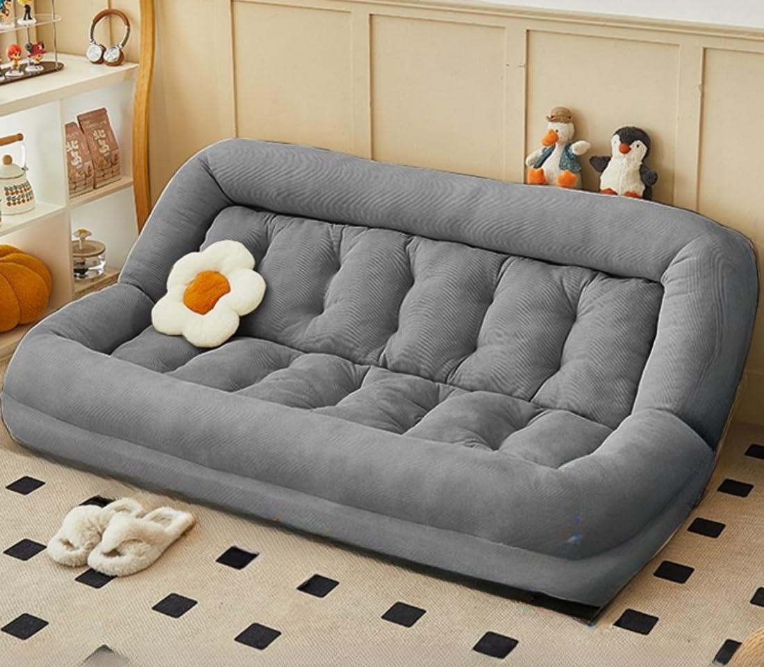 Amazon｜JOGIO 折りたたみ式フロアソファ、コンバーチブルレイジー