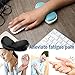 Mouse Wrist Rest， Iwork Wrist Rest Pad for Easy Typing Pain Relief Keyboard Wrist Rest Memory Foam Wrist Rest for Office/Gaming/Computer/Laptop/Mac Mouse Wrist Rest Pad Support Gaming (Black)