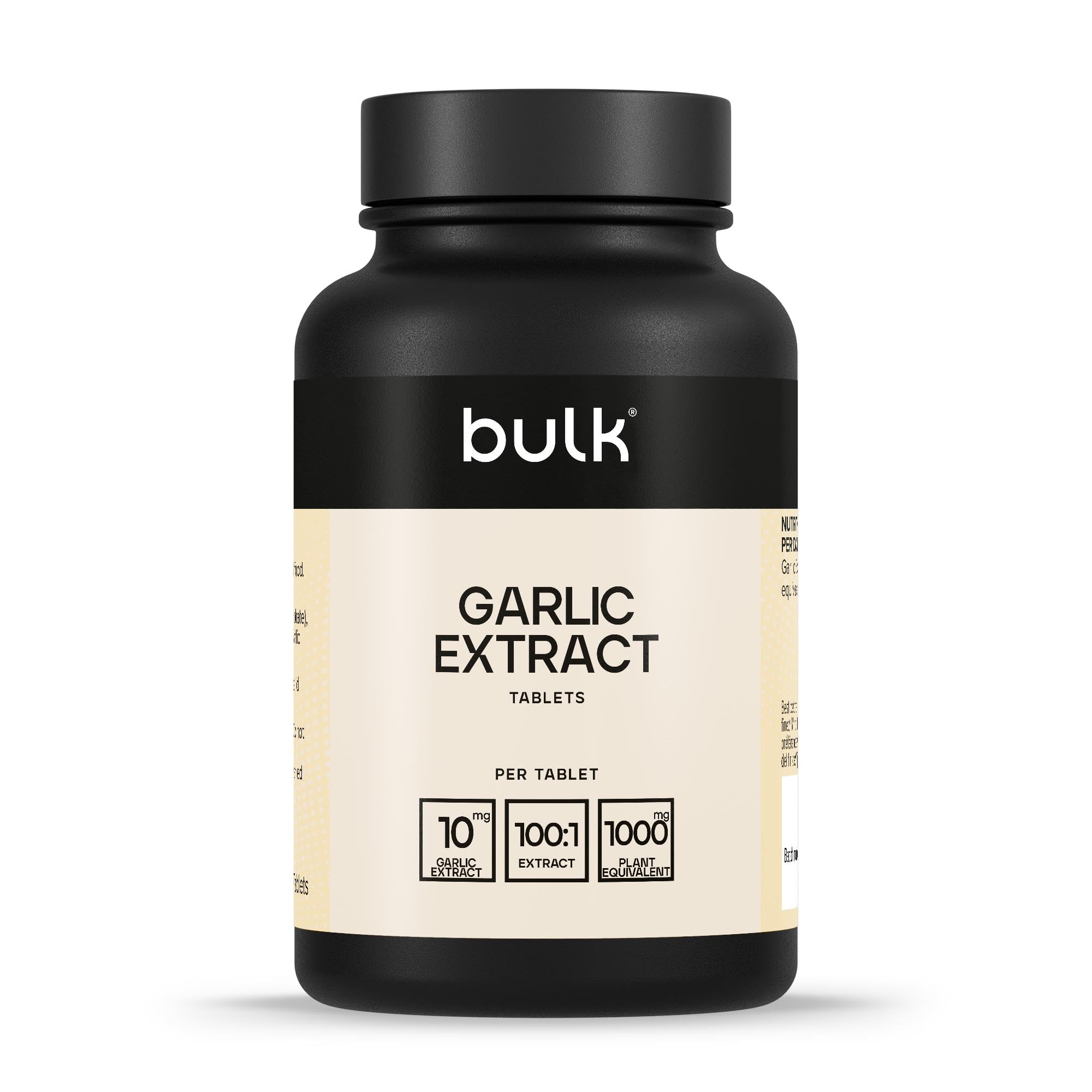 Bulk Estratto di aglio Compresse da 400 mg, 1000 mg, integratore di aglio inodore ad resistenza, 270 Compresse, 270 porzioni