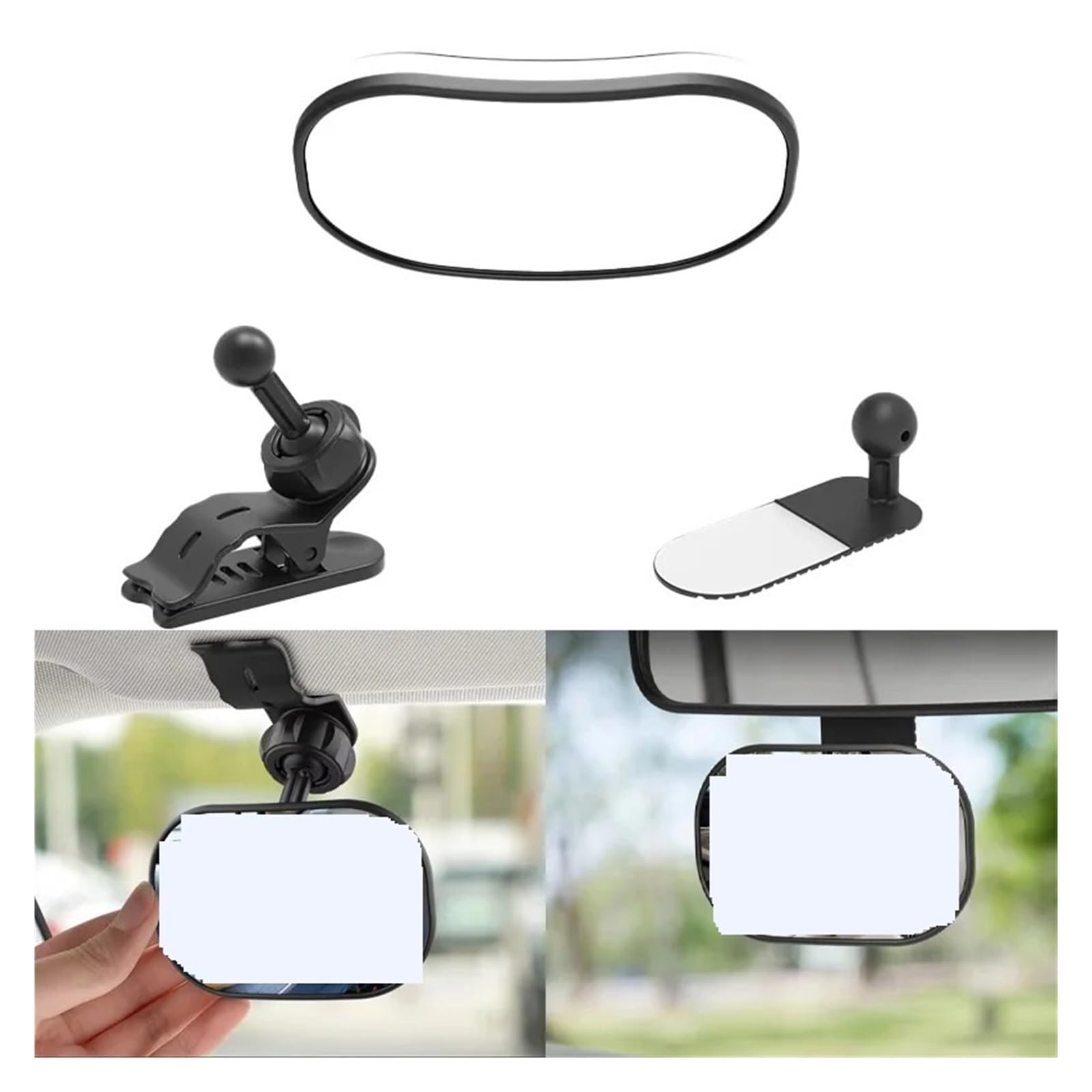 Retrovisor Interior De Repuesto Espejo Retrovisor Del Coche De Seguridad Visión Amplia
