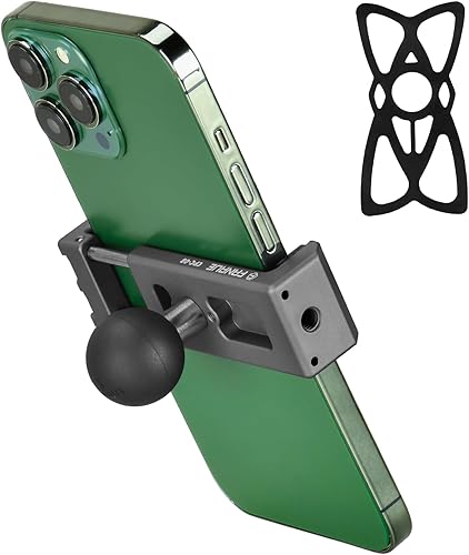 FANAUE CPC-08 Soporte para teléfono inteligente con cabeza de bola desmontable de 1 pulgada compatible con teléfonos inteligentes con un ancho de 23