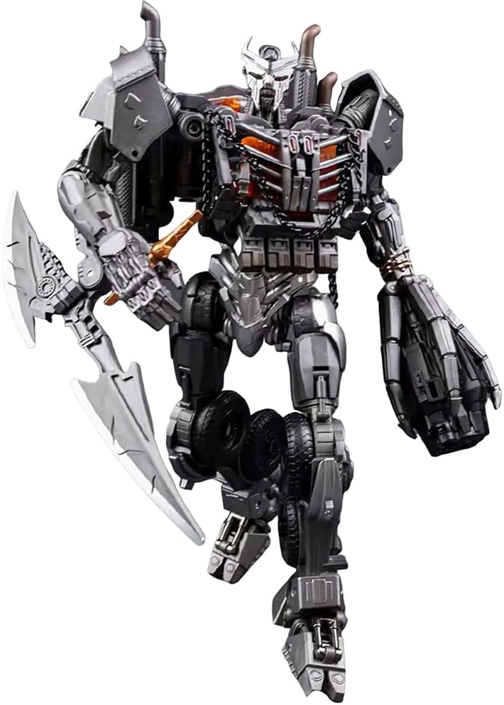 Deformation Robot Action Figure, 7.1-Inch Deformation Toy Car Model with Accessories, for Kids Boys Girls