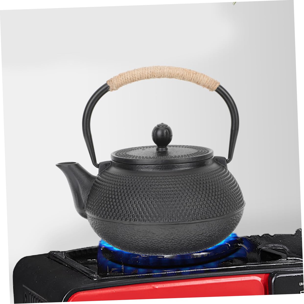 PRETYZOOM Tetera Pequeña De Hierro Fundido Tetera Para Estufa Resistente Al Calor Utensilios De Té Hogar Preparar Té Kung Fu Para Uso Diario