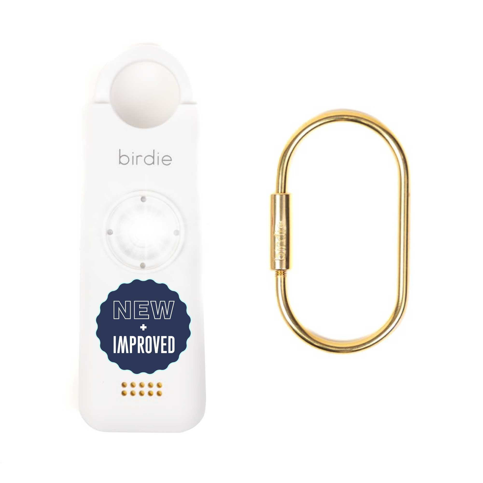 She’s Birdie 3.0 New Version – The Original Personal Safety Alarm for Women by Women–Loud Siren, Flash Light and Rechargeable Battery in a Variety of