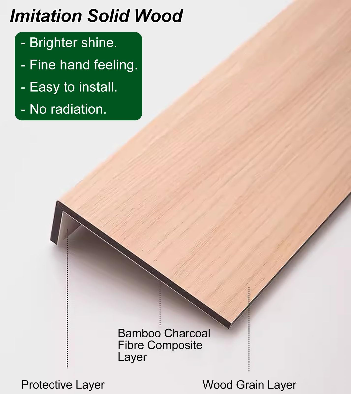 Davanzale Finestra In Fibra Di Bambù - Protettivo, Impermeabile, Easy Clean Per Casa E Hotel - Foto 9