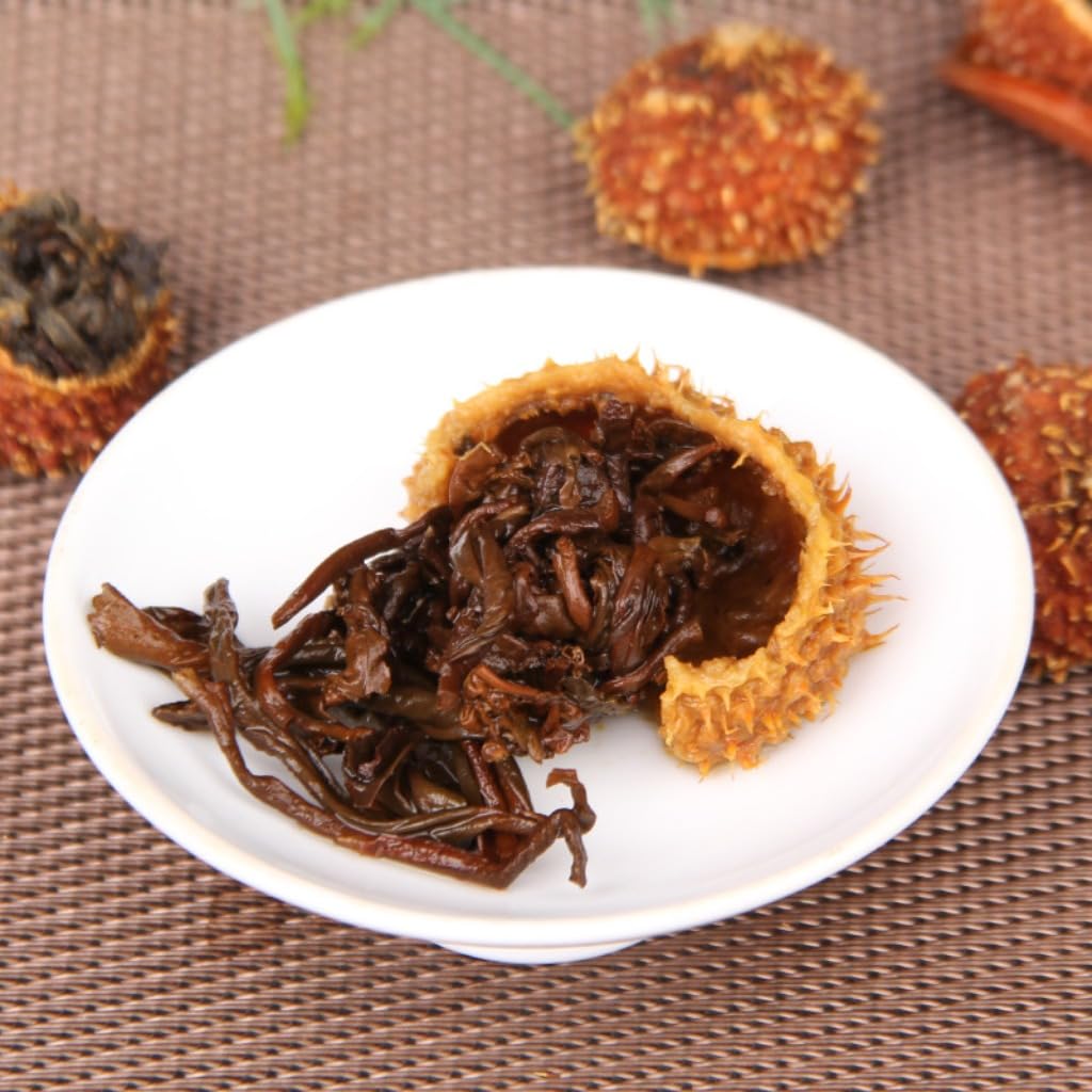 Vitamin C-reicher Yunnan Dianhong Tee | Gepresster Tee Mit Altem Baumbestand & Rosa Roxburghii | Schwarztee (500g)
