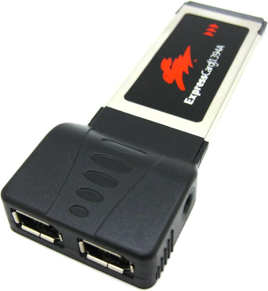 Amazon.com: 2 Port Firewire 400 1394 1394a to ExpressCard Express Card ...