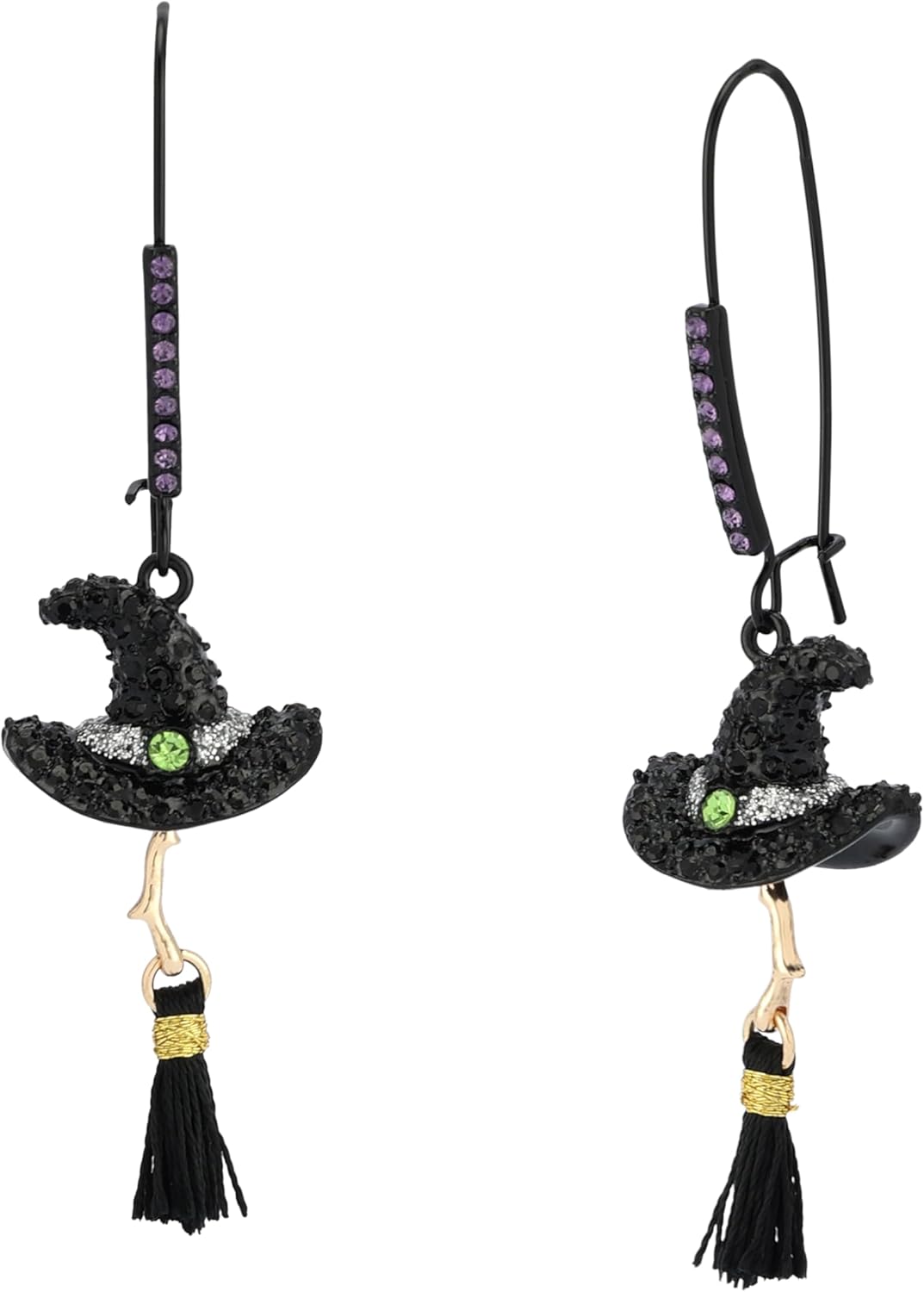 Betsey Johnson Halloween Witch Dangle Earrings