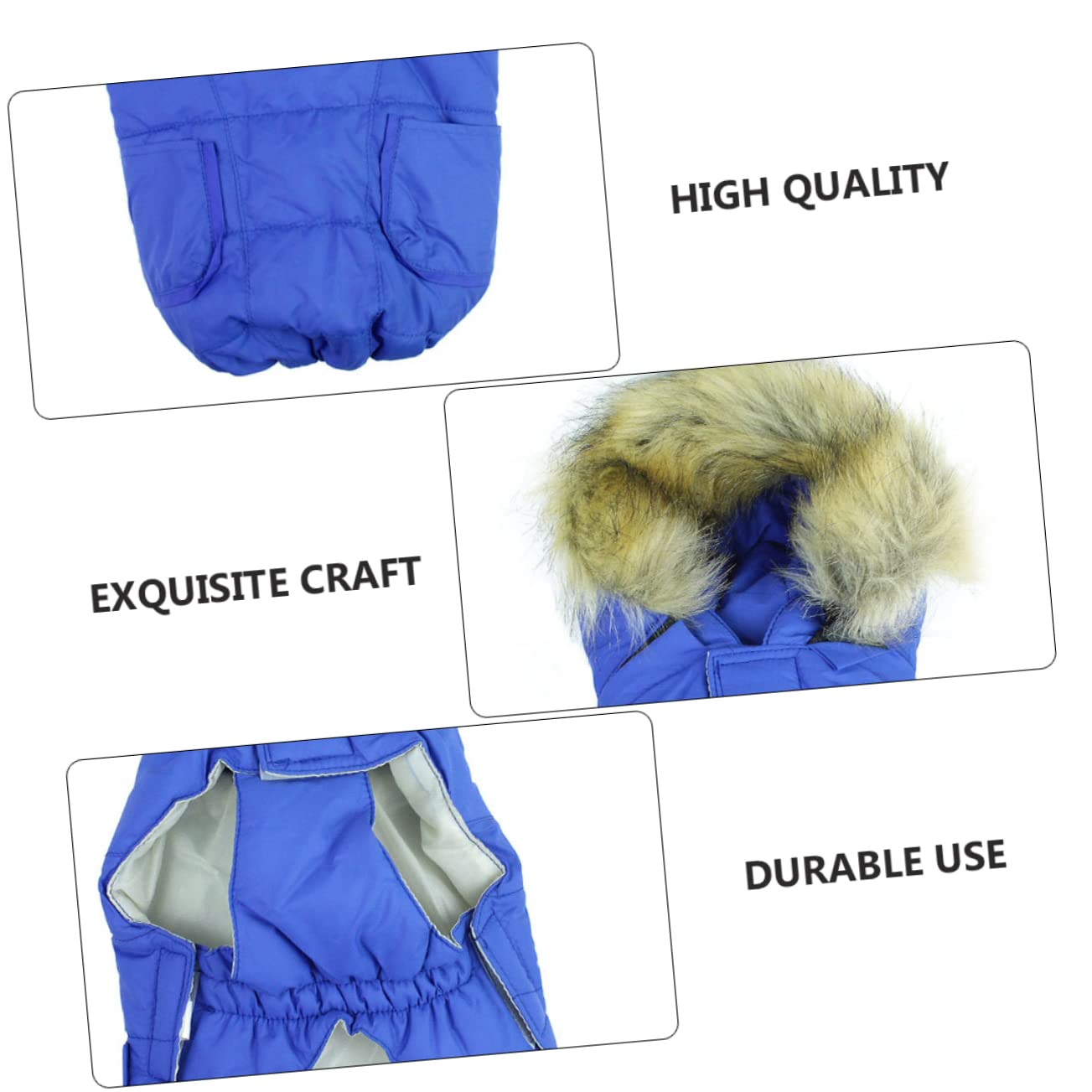 BESPORTBLE 3piezas Chaqueta De Invierno para y Medianos Ropa Térmica Forro De Algodón Caliente y Cómodo Días Fríos y -Invierno