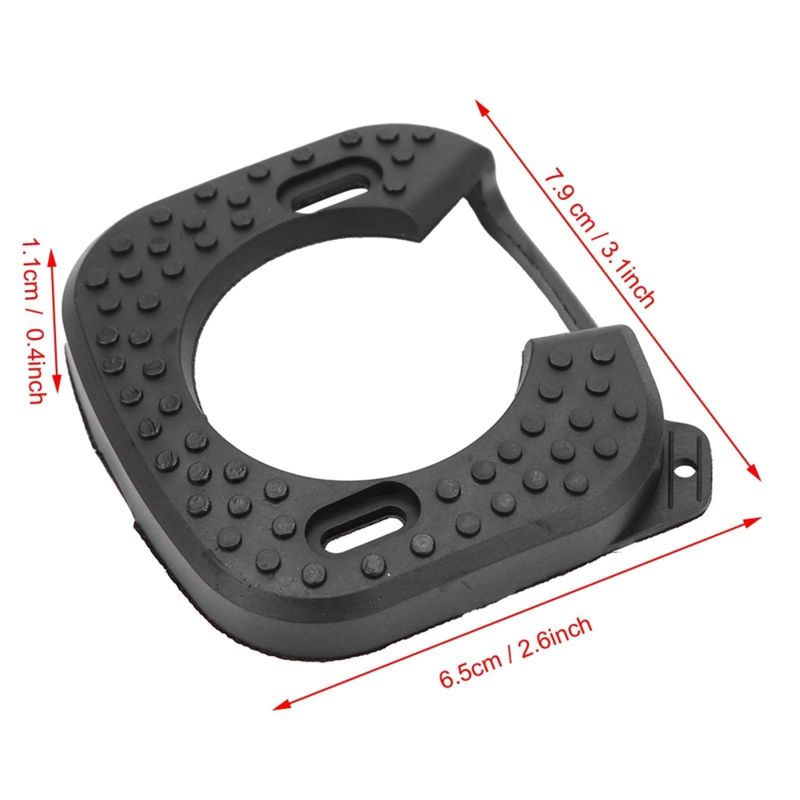 KAKAKE Housse De Cales Vélo SpeedPlay Zero - Protection Caoutchouc Noire 1 Paire