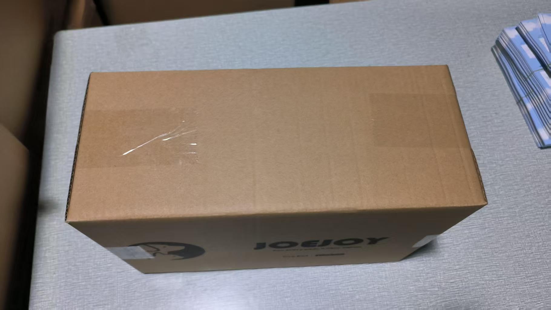 JOEJOY Ortopedyczne legowisko dla dużych psów, legowisko dla psa, nadaje się do prania, antypoślizgowa sofa dla psa, kosz z miękkiego sztucznego futra królika, 89 x 64 x 20 cm, brązowe