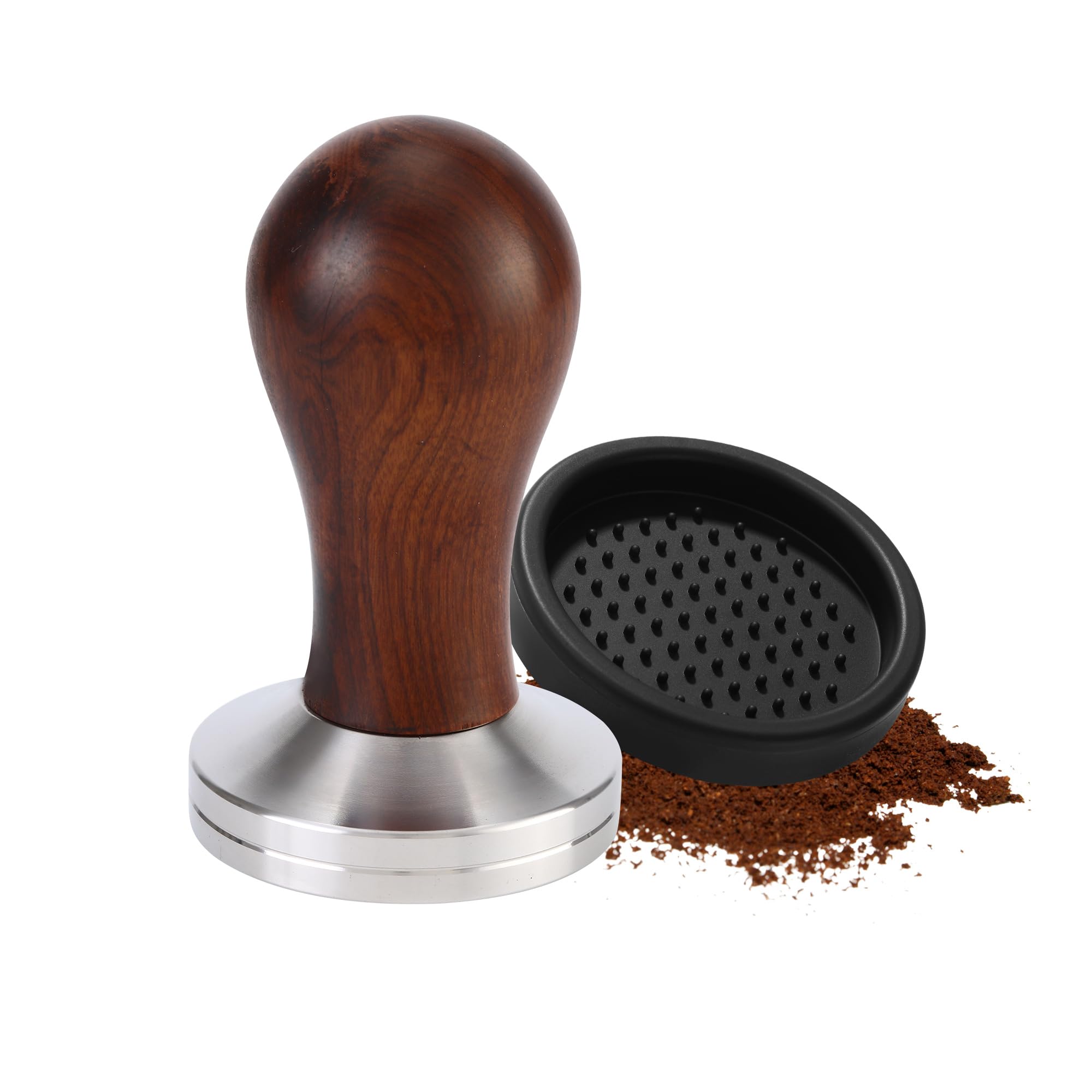 Pressino Caffè A Molla 58mm - Tamper Professionale Per Macchina Espresso Con Livellatore Integrato - Foto 7