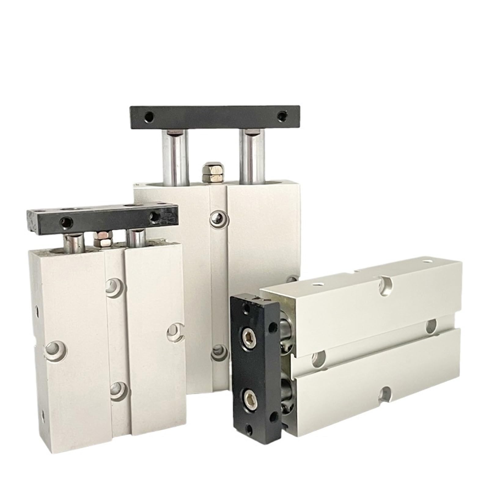 Cylindre à double tige série TN aluminium actionneur pneumatique TN25