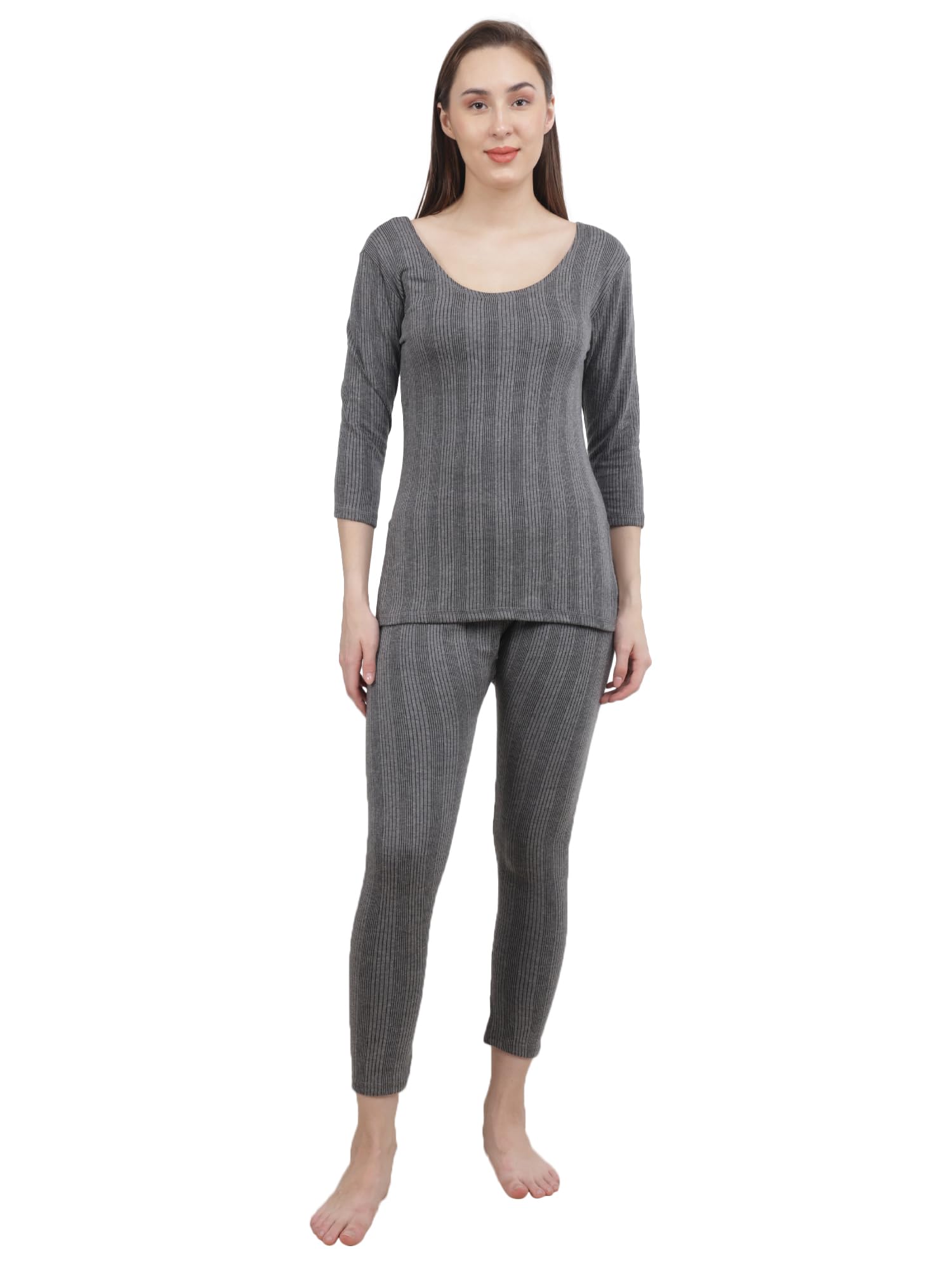 Women's Slip Thermal Top and Lower Set