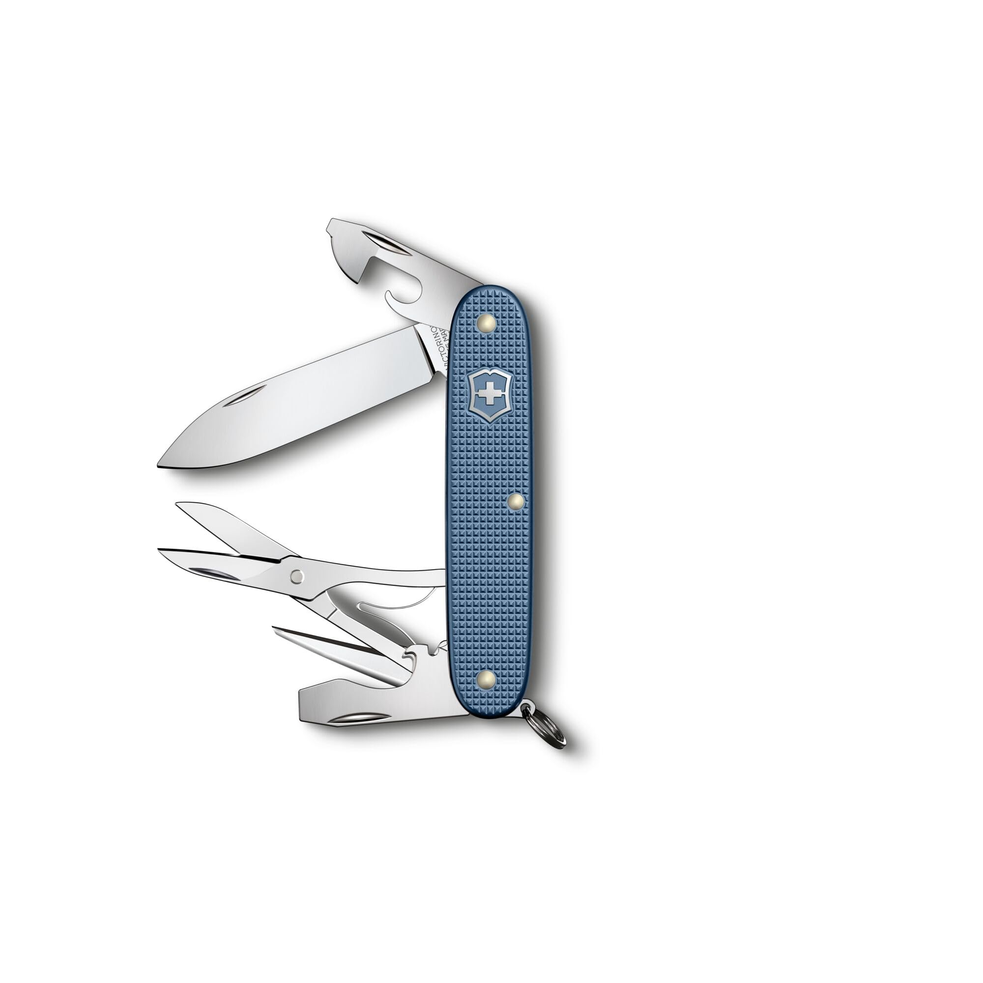 Victorinox Taschenmesser Pioneer X Alox Limited Edition 2026, 9 Funktionen, Mittel, Swiss Made, Multitool mit Schere, Inkl. Geschenkbox, Glacial Blue