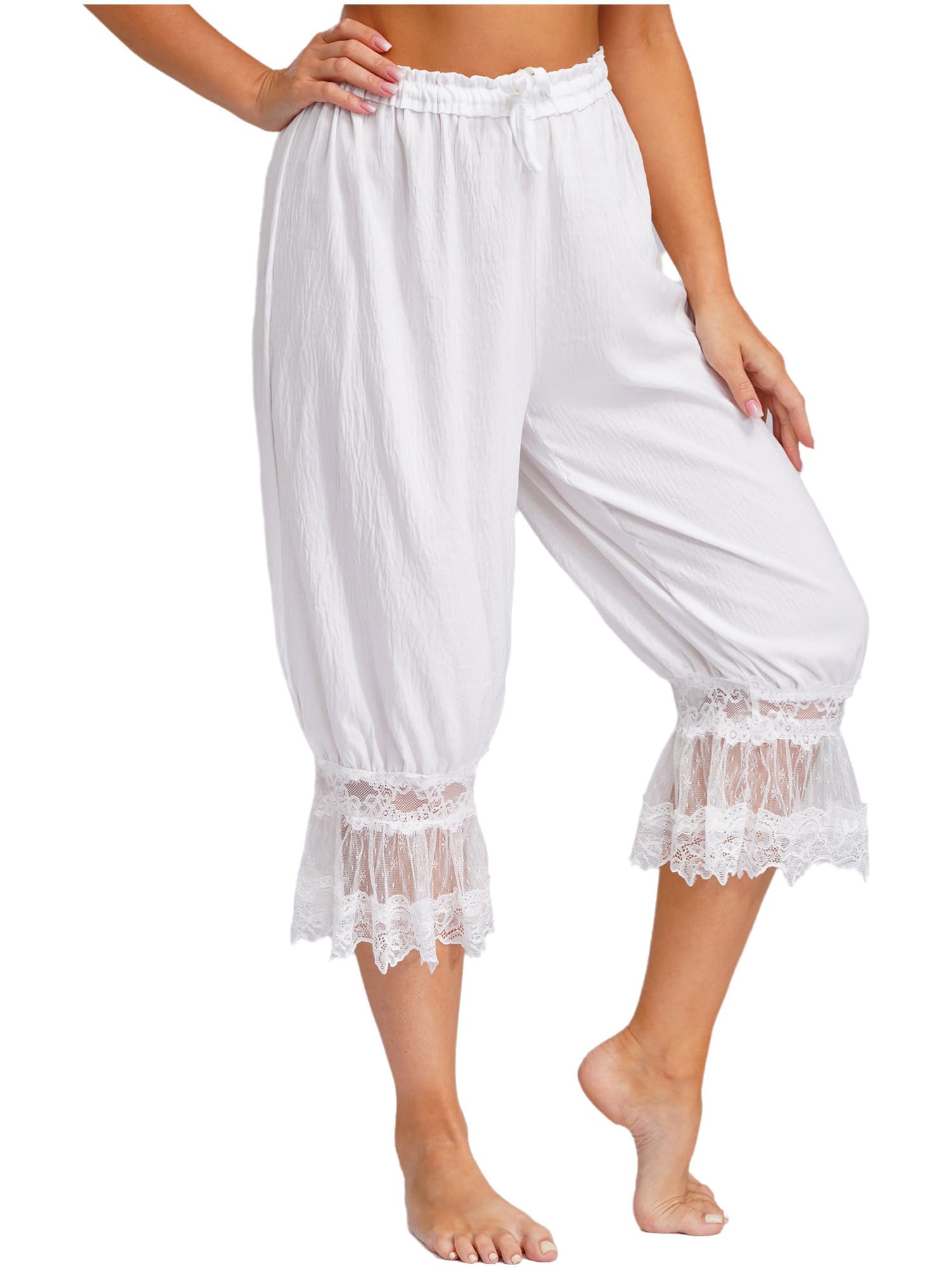 CHICTRY Bloomer Vittoriano Steampunk Per Donna Pantalone Pigiama