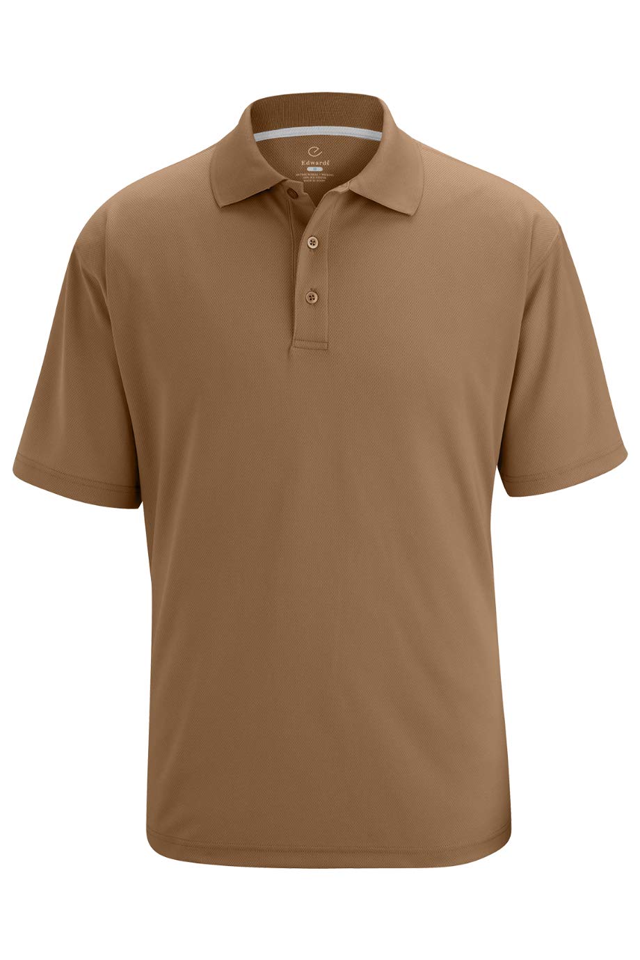 Edwards Men's Hi Performance Mesh Polo X-Large Tan