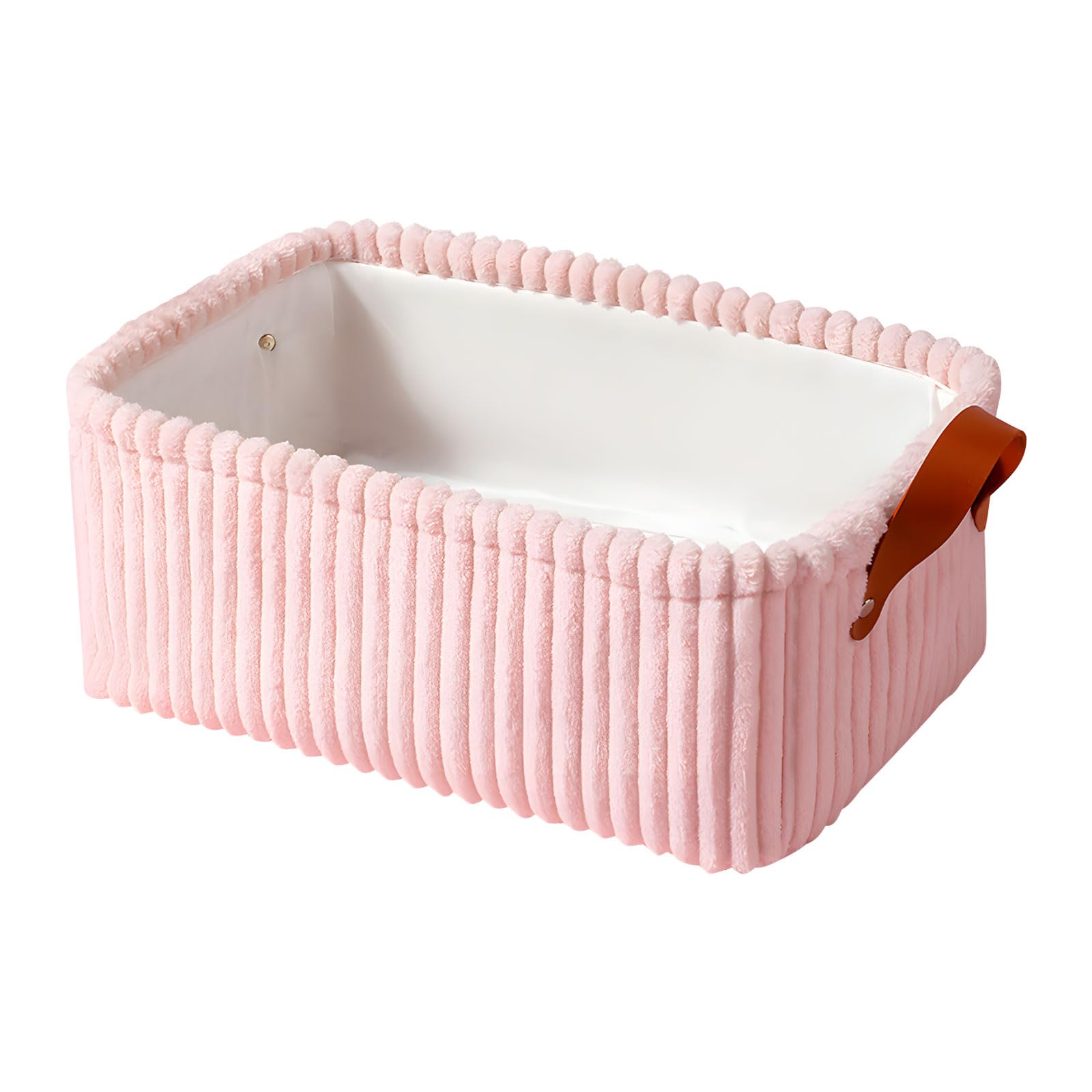 Qusinfc Storage Basket with Reinforced Handle Storage Bin for Seasonal Clothing Bedding and Home Organization Thickened Clothes Planner Bedroom Bin