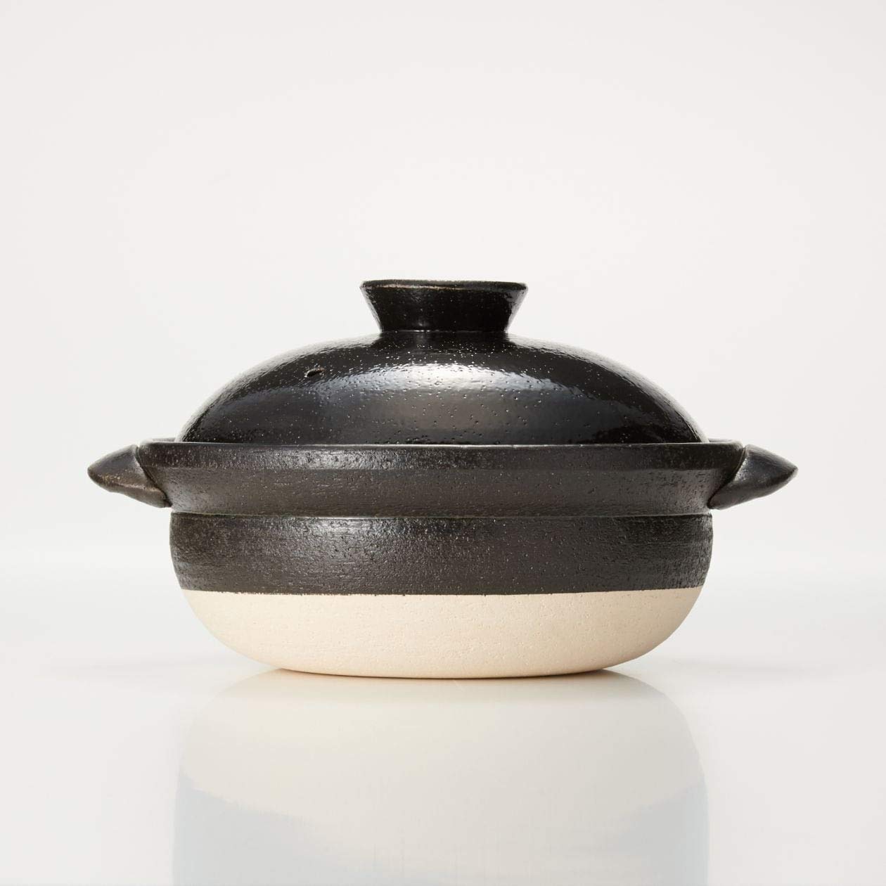 【新品未使用】無印　無印良品　土鍋　蒸し器　2〜3人用 Amazon｜無印良品 土鍋 黒釉・2~3人用・約1600ml 82220056｜土鍋