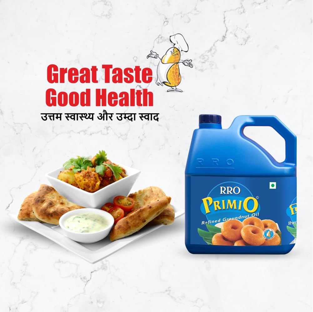 RRO Primio Refined Groundnut Oil, 2 lt - Image 6 thumbnail