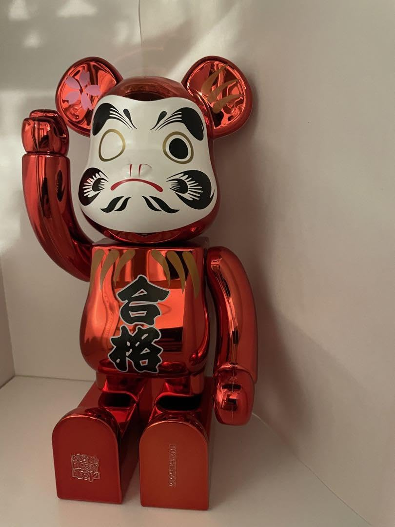 12月1日発売開始】BE@RBRICK ベアブリック 達磨 合格 金メッキ 