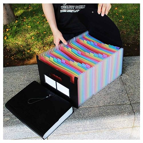 Trieur extensible étanche A4 avec couvercle Porte-documents nomade 36 poches