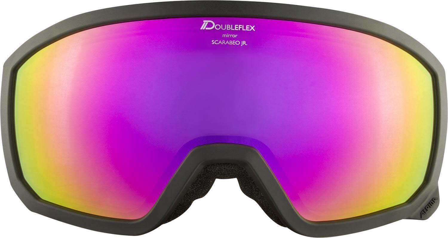 ALPINA Scarabeo Jr. Q-lite. Occhiali da sci Unisex - Bambini e ragazzi (Pacco da 1)