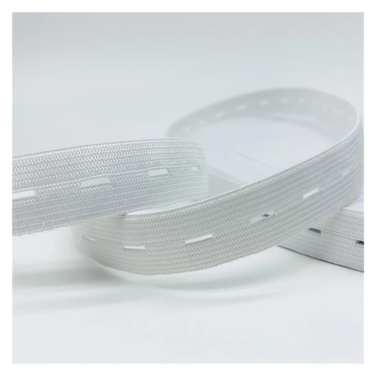Dzianinowe gumki do dziurek na guziki 20 mm x 2 metry