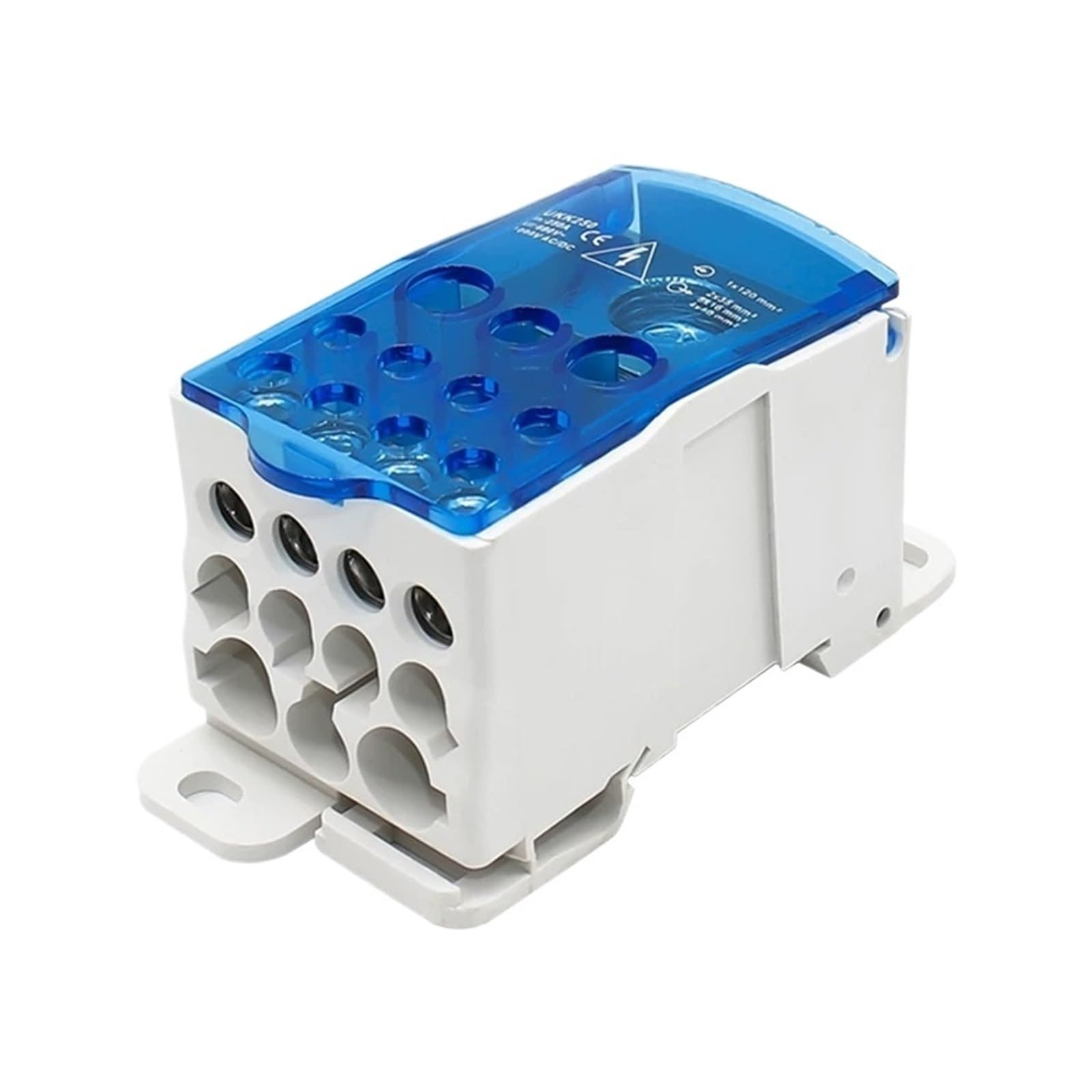 Złącze przewodu elektrycznego Jedna skrzynka rozdzielcza z wieloma wyjściami Listwy zaciskowe na szynę Din Rozłącznik połączeniowy UKK-80/160/250A400(UKK-250A red)