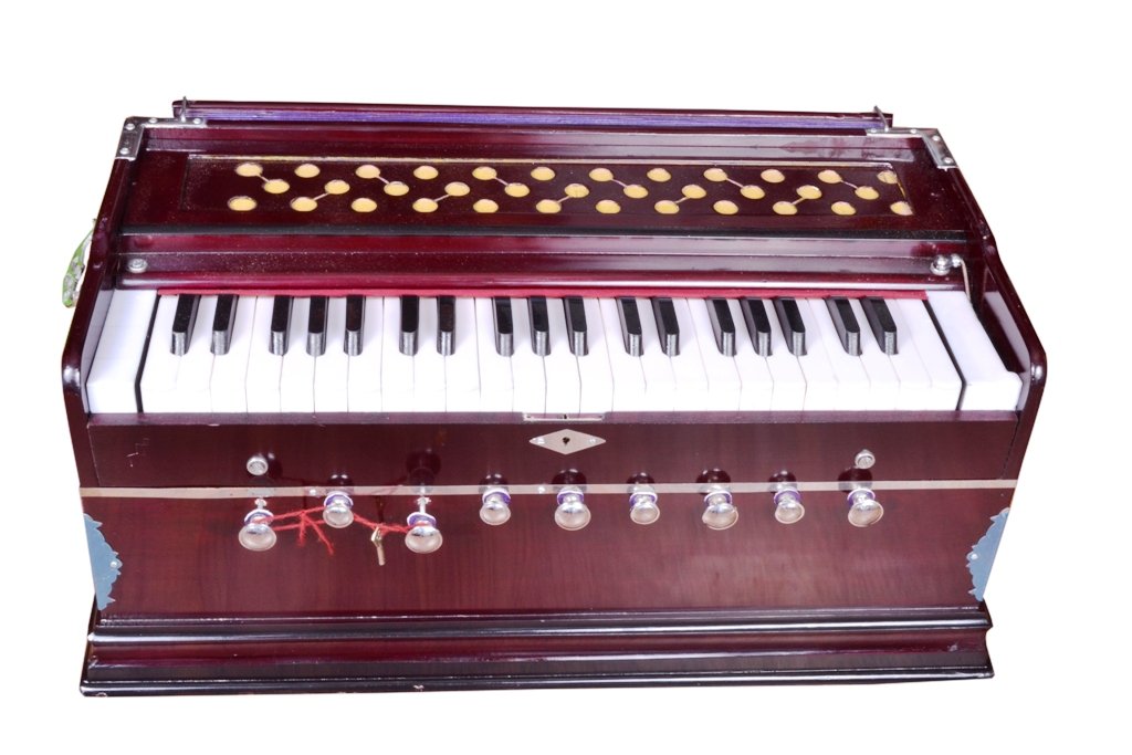SHIV MUSICALS Concert Level Indian Handmade Wooden Harmonium with