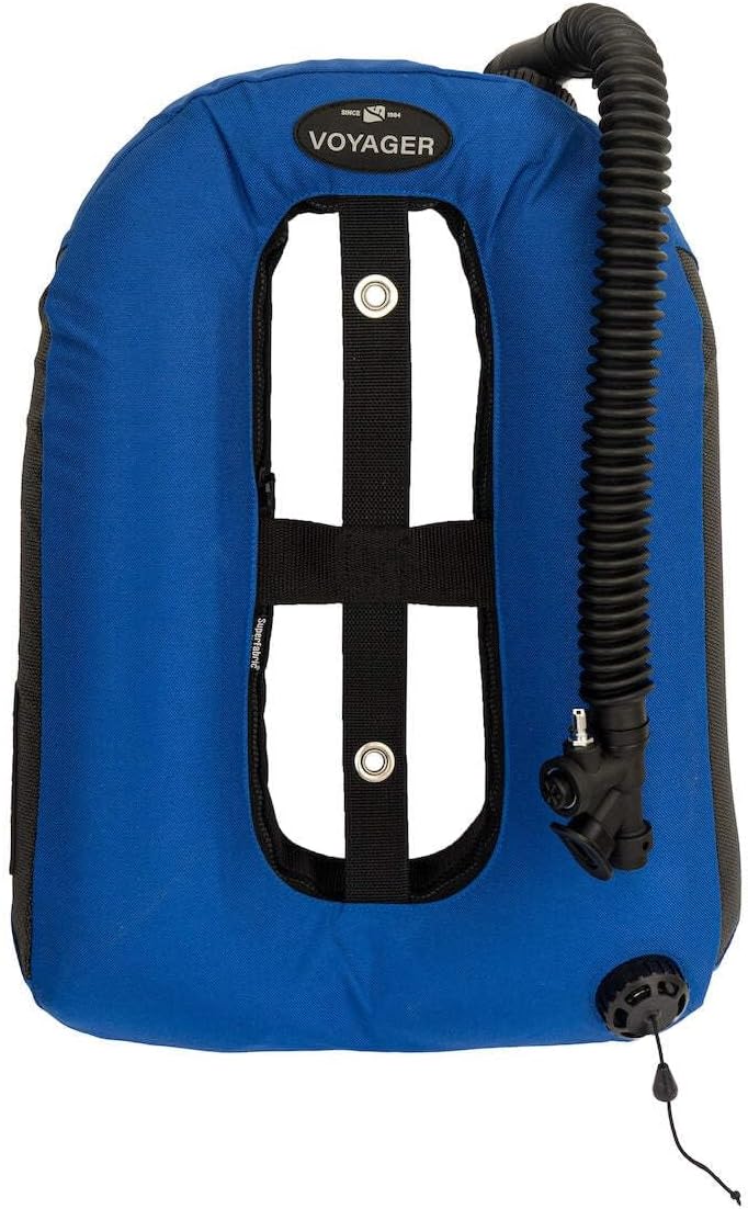 Dive Rite Voyager Wing 16" Inflator with Pull Dump Blue