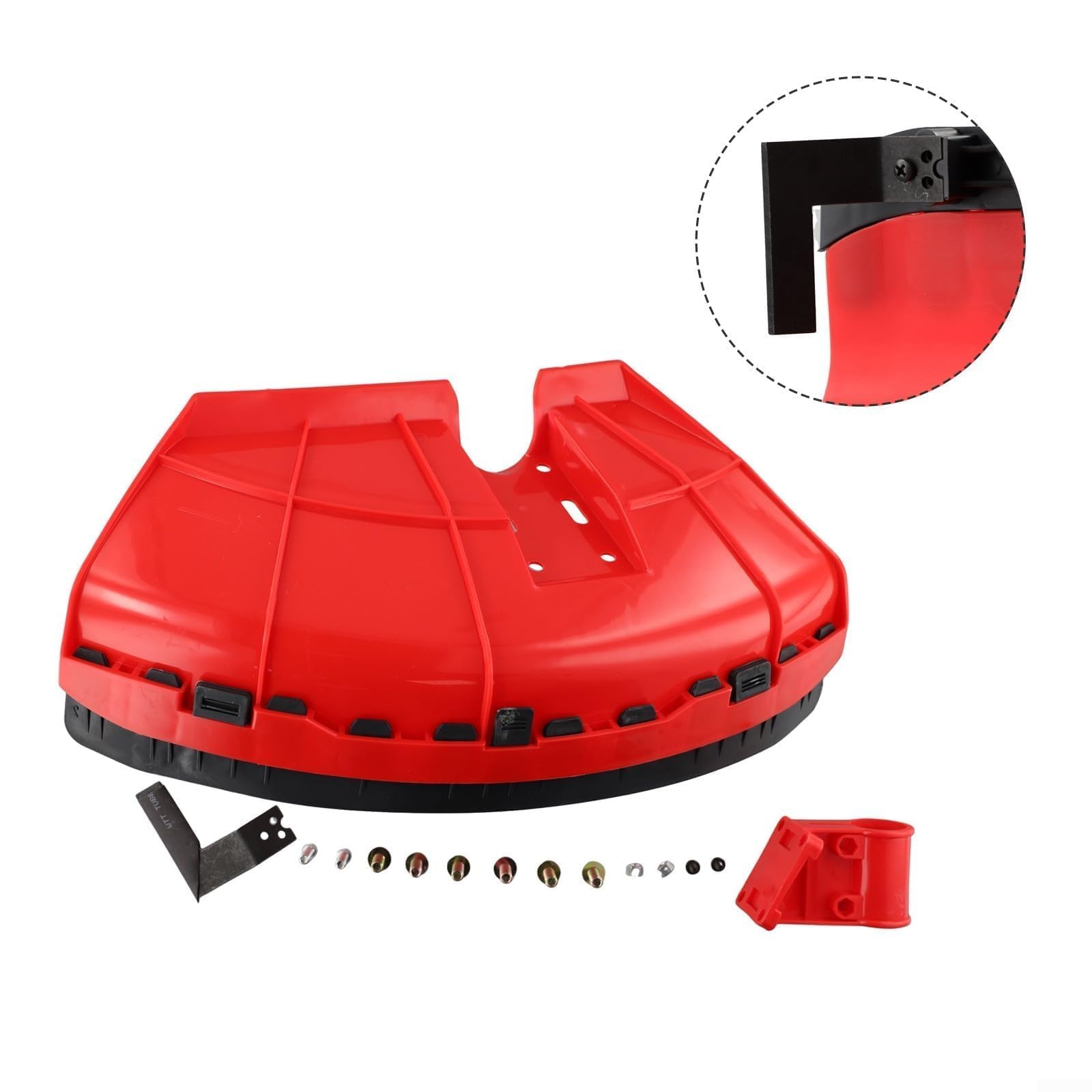 Protection de débroussailleuse 4 en 1 - Accessoire pour Outils électriques de Jardin - Longueur 37,5 cm