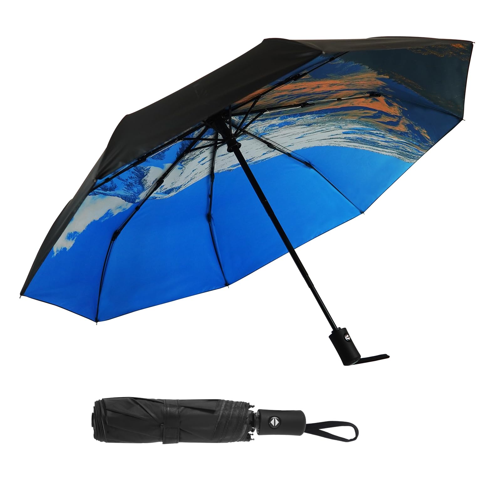 SY COMPACTTravel Umbrella Windproof Automatic Umbrellas Small Compact UV Sun Protection Factory Outlet Umbrella