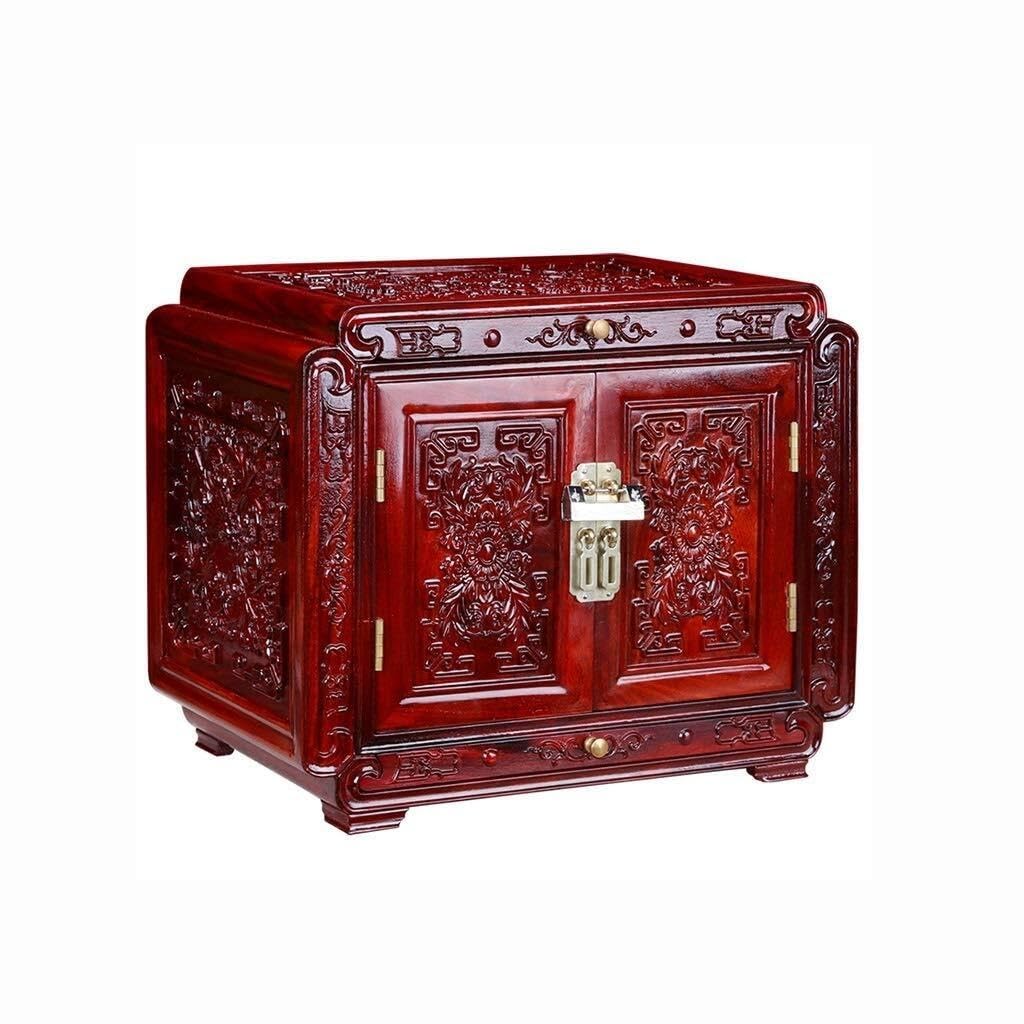 Boîte à Bijoux En Bois De Santal Marquetée Losanges Laiton - Coquelicot Et Coccinelle