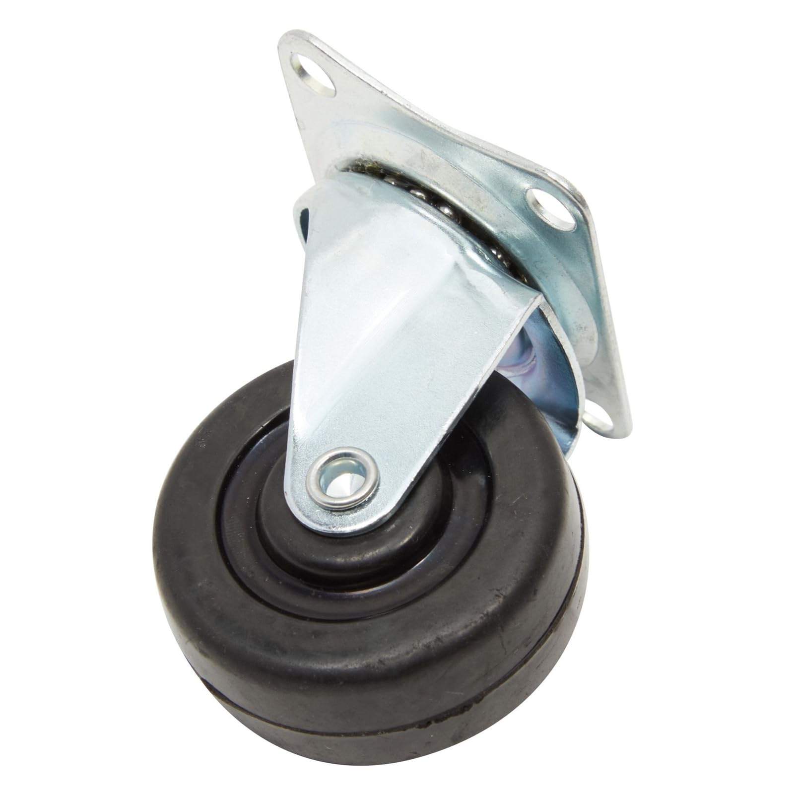 Stockroom Plus Lot de 24 roulettes pivotantes de 5,1 cm avec base en caoutchouc avec plaque supérieure et roulement pour un déplacement en douceur