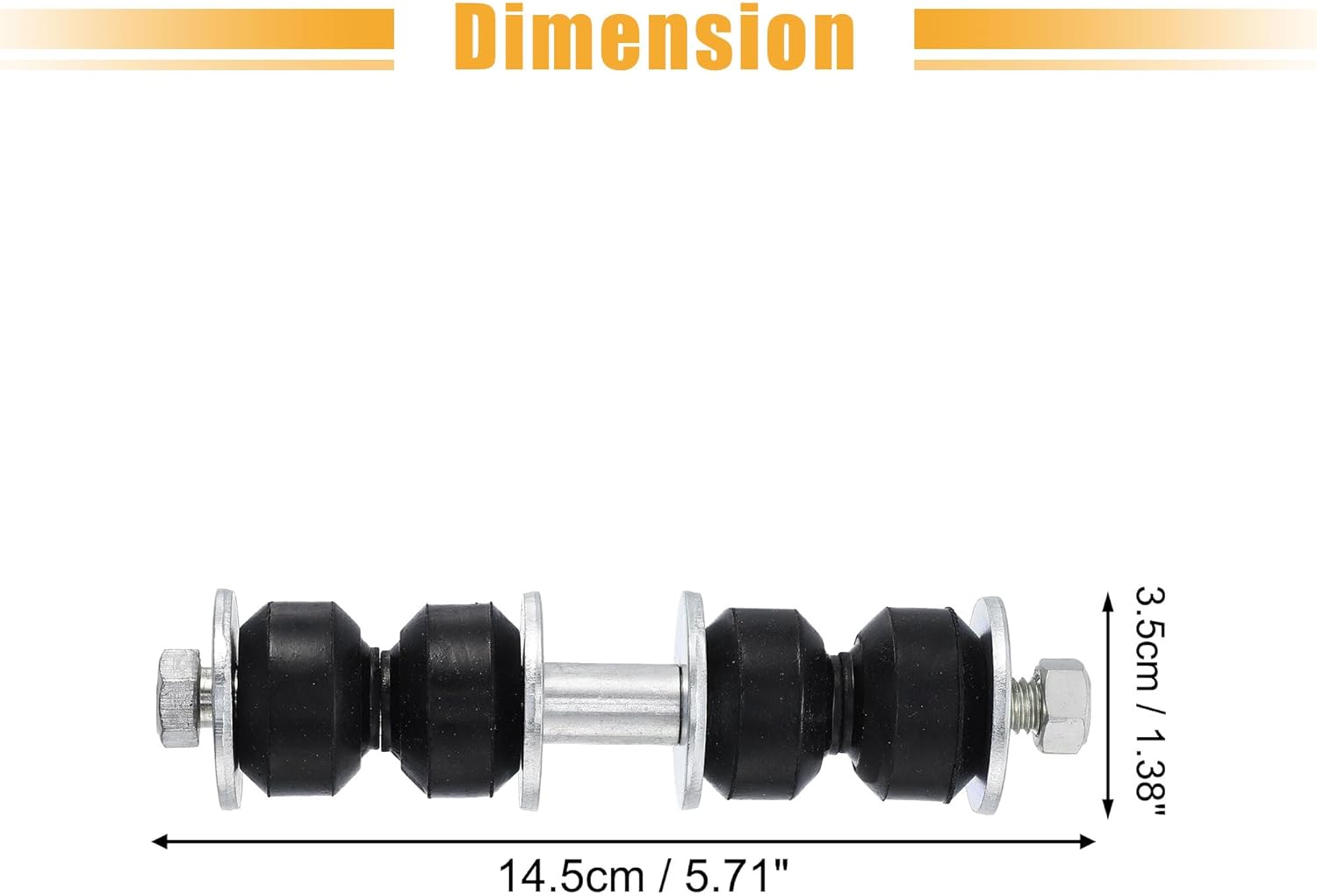 X AUTOHAUX 2pcs Front Sway Bar Links K5342 Suspension Stabilizer Bar Link for Buick Lacrosse for Chevrolet Impala Venture for Oldsmobile Silhouette 10285683
