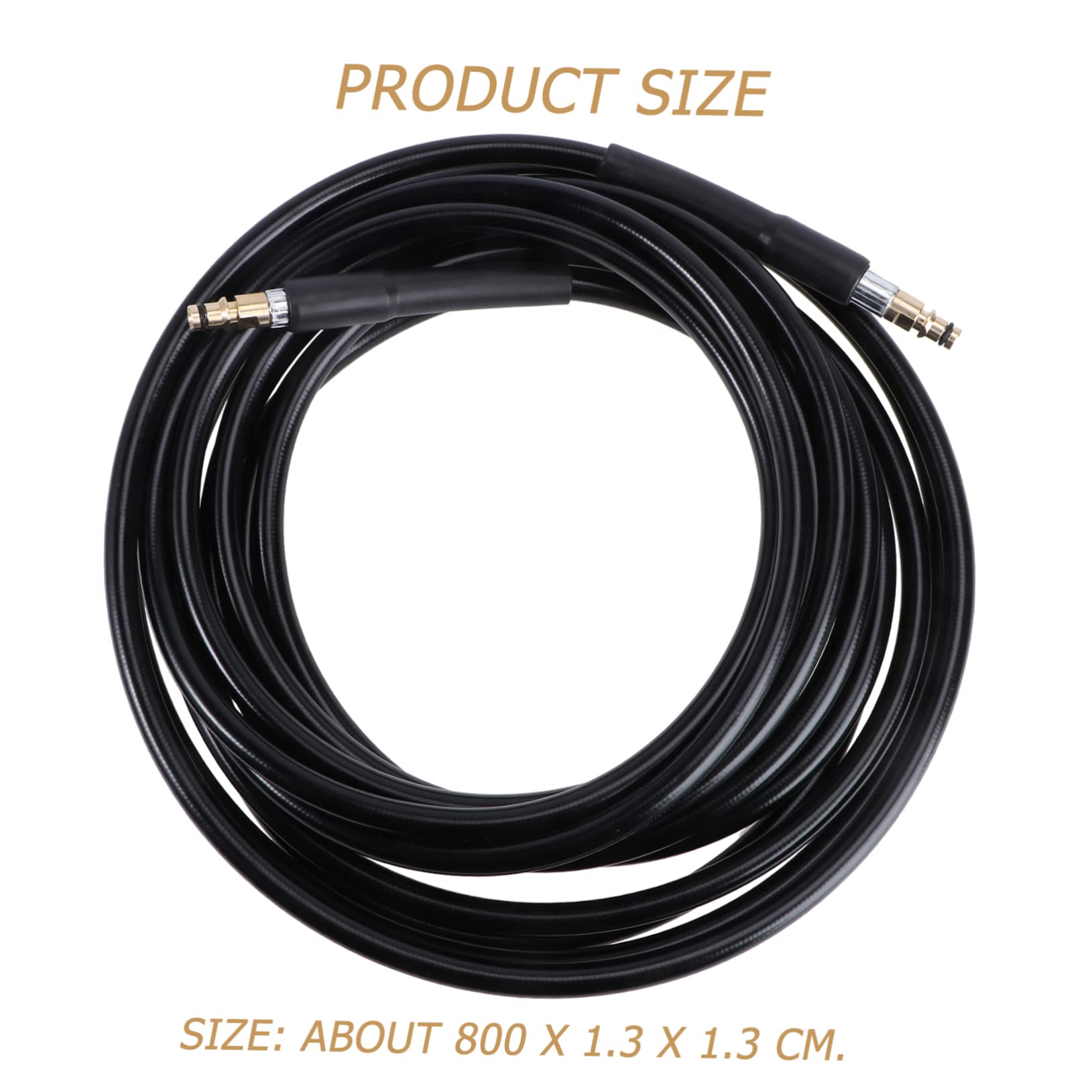 HANABASS Rubber Water Heater Hose for Car Wash Pressure Washing Machine Hose Female Connector