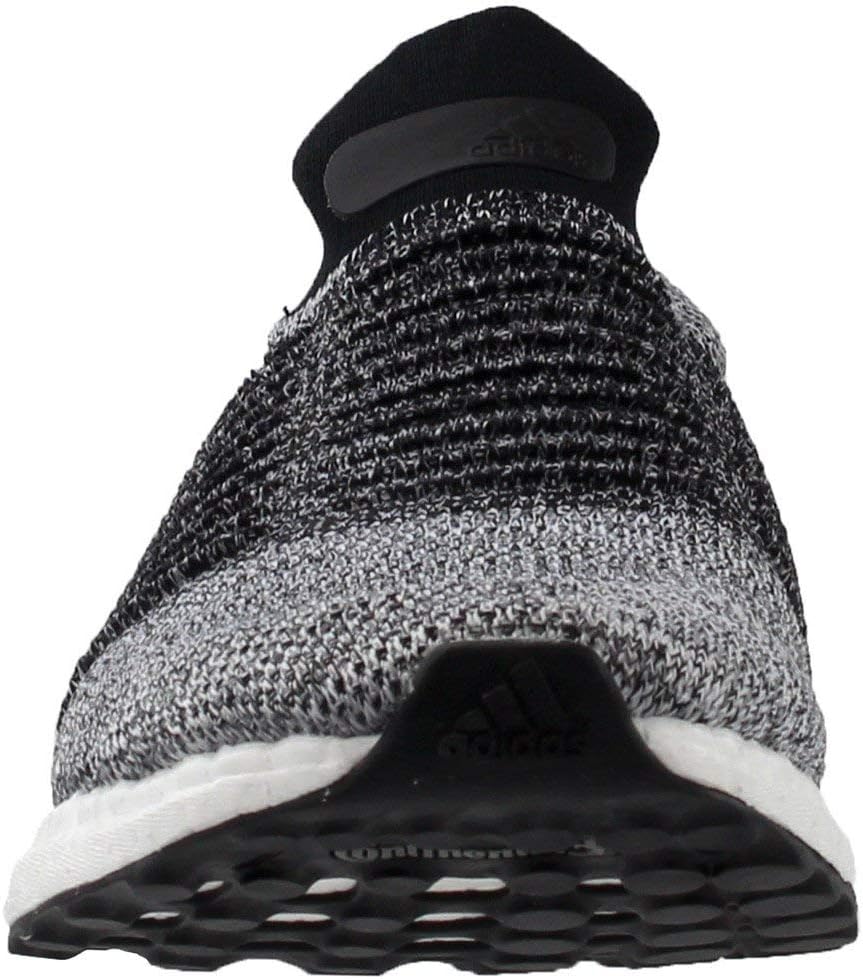 adidas Men's Ultraboost Laceless,white/white/black,9.5 M US