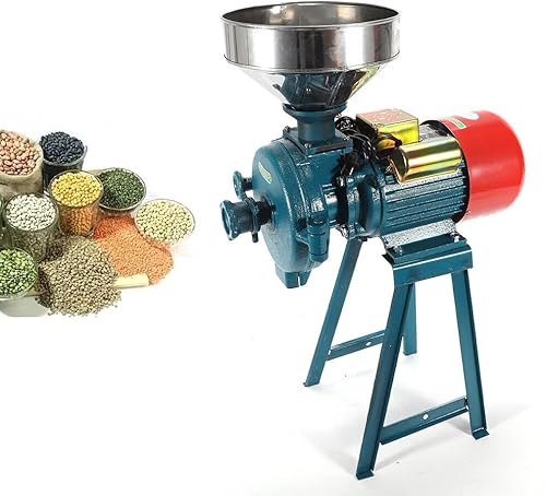 Molinillo de cereales secos y húmedos de 110 V, 2200 W, molinillo de maíz comercial, máquina de fresado de alta resistencia, molinillo de cereales,