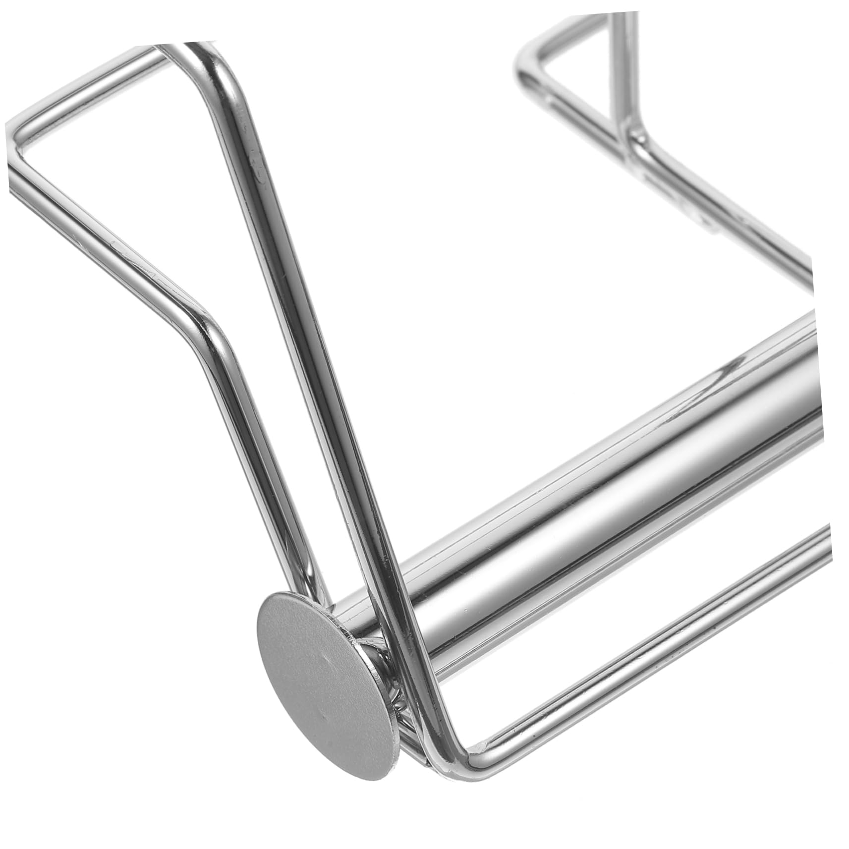 Dispensador de Bolsas de Supermercado Colgante de Acero Inoxidable | Plata, Fácil de Colgar y Tirar, Diseño Elegante para Organización de Cocina o Despensa