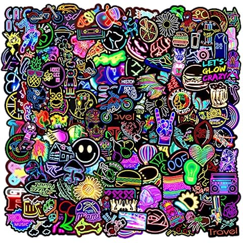 ZOCONE 200 Pcs Pegatinas Neon Cover