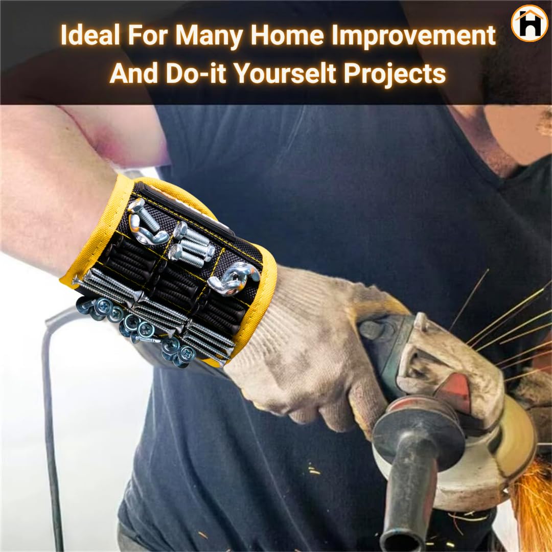 Magnetic Wrist Band - Hold Tools Hands-Free -8