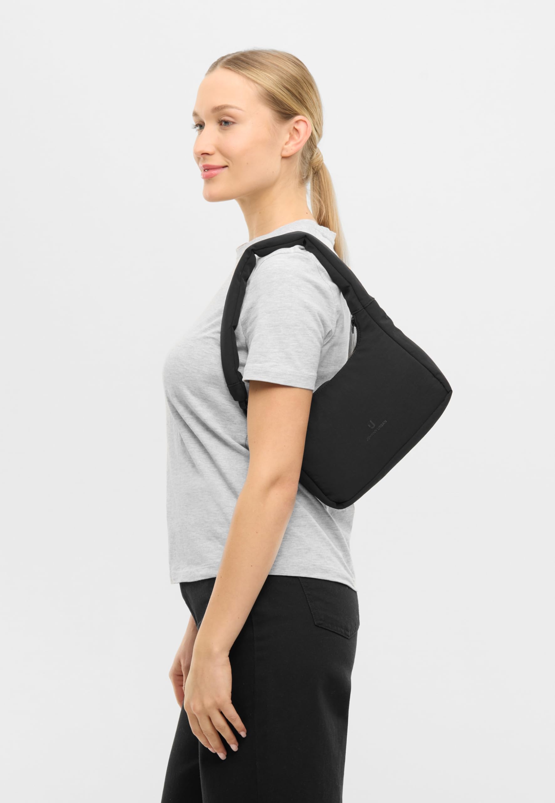Johnny Urban Bolso de Mano Pequeño para Mujer - Isa - Bolso de Hombro y Bandolera en uno - Bolsito para Tiempo libre y Fiestas - Puffy Crossbody Bag de Nailon y Poliéster