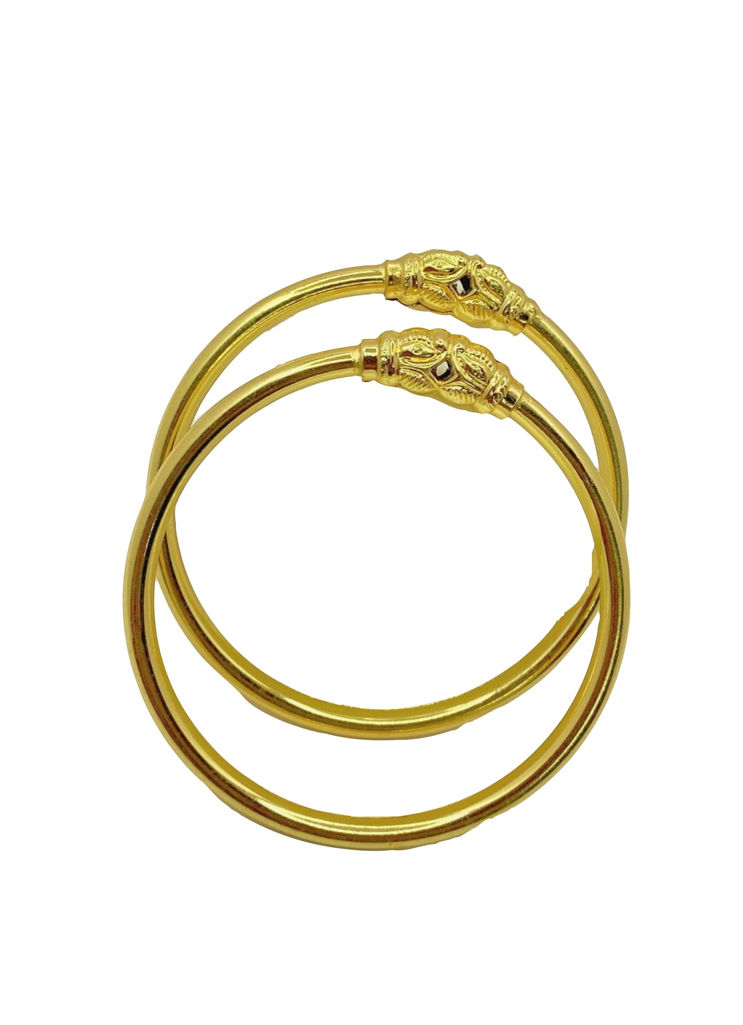 AARTISAI - Fashionable, Stylish Designer Traditional Gold Plated Pair of Bangles Stylish Daily Use and Fancy Bangles for Women Girls and Ladies (B09FLFS5B7) Amazon Price History, Amazon Price Tracker