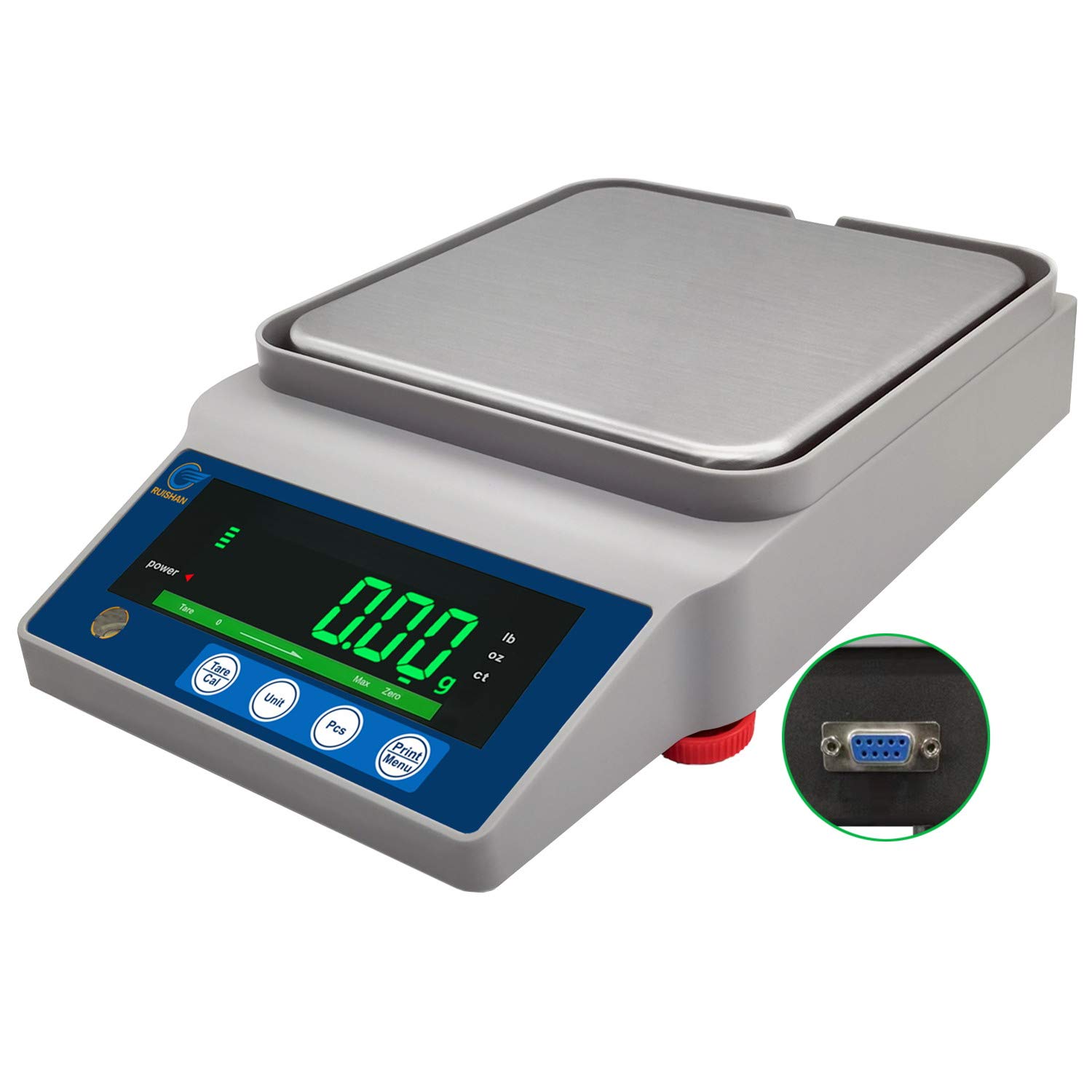 RUISHAN Lab Precision Analytical Balance 3000 x 0.01g 6.6x0.00002 lb